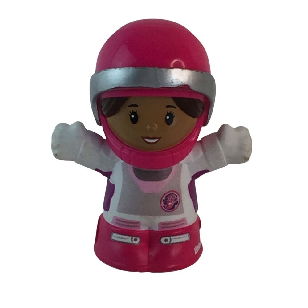 Fisher Price Little People Barbie Figures Astronaut African American Asian‎ Girl - Picture 5 of 8